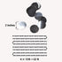 Cheerland Glitter Charcoal Grey Black Circle Garland Kit, Halloween Party Decoration Hanging Polka Dots Streamer Banner