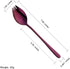Buyer Star 6-Pack Stainless Steel Sporks - 18/8 Cutlery for Everyday Use, 7.6-Inch, Purple