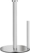 Paper Towel Holder Countertop - OBODING Stainless Steel Kitchen Paper Towel Stand for Organization, Silver