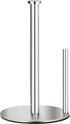 Paper Towel Holder Countertop - OBODING Stainless Steel Kitchen Paper Towel Stand for Organization, Silver
