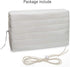 Luxiv Indoor Air Conditioner Cover, White Adjustable Protection for Window AC with Free Elastic Straps (24.5x17x2.5)