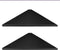 evron Corner Mounting Shelf Set of 2, Easy to Install Floating Wall Shelves, Durable Waterproof ABS Plastic