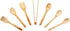 7-Piece Natural Bamboo Cooking Utensil Set