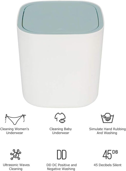Portable Washing Machine - 3.8L Electric Desktop Washer, USB Chargeable Clothes Cleaner for Home Use