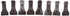 TOPINCN 8pcs Brick Hook Clips, Sturdy Steel Utility Hooks for Home Storage, No Tools Required