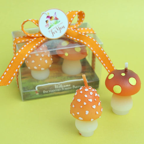 Birthday Mushroom Candles for Party Supplies and Wedding Favor