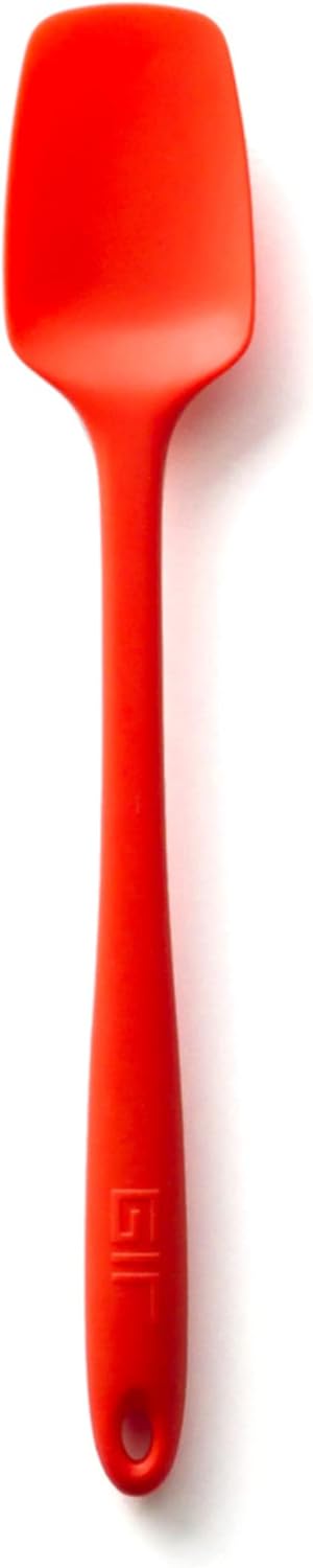 GIR: Get It Right Red Skinny Silicone Spoonula - Skinny-11, (GIRSUS303RED)