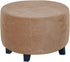 GERLNF Round Velvet Ottoman Slipcover Ottoman Covers Footstool Protector Covers Storage Stool Ottoman