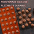 Mini 24-Cavity Semi Sphere Silicone Molds, Non-Stick, 2 Packs Half Sphere Baking Molds for Jelly, Chocolates, and Cake