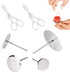 6PCS Stainless Steel Cake Flower Nail and Lifters Set, Baking Tools for Icing Flowers Decoration (4 Sizes)