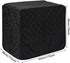 Black Bread Maker Cover - 17x11x15 Inches Clip Cotton Polyester Quilted Toaster Oven Dust Cover for Kitchen Small