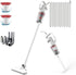 Corded Stick Handheld Vacuum Cleaner with 26ft Cord, Electric Broom for Pet Hair and Hardwood Floor Cleaning