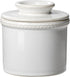 Butter Crock with Lid,Ceramic Butter Crock for Spreadable Soft Butter,Vintage Chain-Rim Design,Home