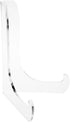 Plymor Clear Acrylic 60-Degree Angle Easel With Shallow Support Ledges, 7.5" H x 5.75" W x 4.75" D