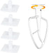 Stand Mixer Attachment Holders, Compatible with Kitchenaid Mixer Accessories (White)
