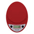 Escali Primo Digital Food Scale, Multi-Functional Kitchen Scale, 8.5 x 6 x 1.5 inches, Warm Red