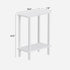 TB01BW062 TUTOTAK Small Side Table, Narrow End Table, Skinny Sofa Table, Slim Nightstand, Couch Table, Living Room, Bed