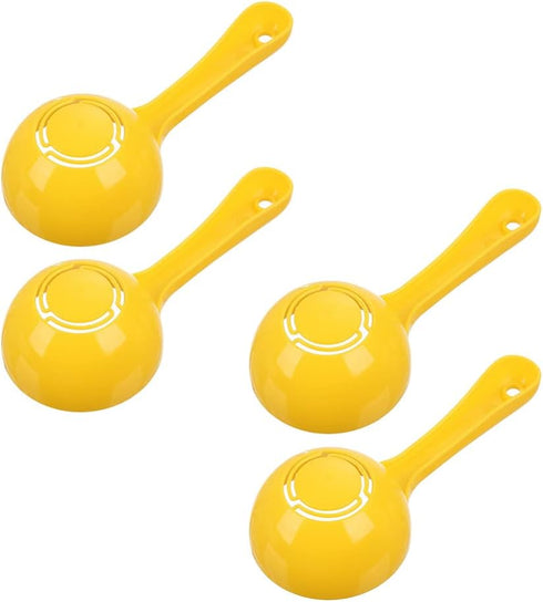 4 Pack Rice Ball Scoop, Non-stick Plastic Rice Paddle for Sushi Making Tools and Rice Ball Mold