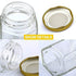 Woaiwo-q 25Pack1.5oz Honey Jars,Mini Honey Jars With Dipper,Hexagon Glass Jar with Gold Lids,Glass Jar with Labels