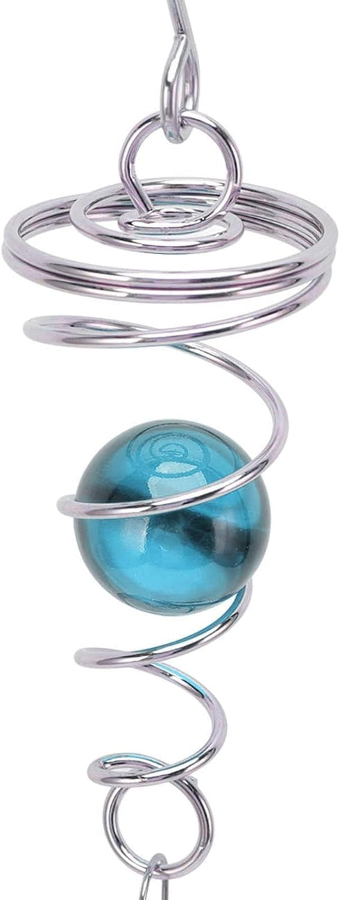 Wind Spinners for Yard and Garden, 2 Pieces Gazing Balls with Metal Stand on Clearance