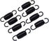 Yoogu (Pack of 8) 1-9/10 Inch Overall Length Tension Springs for Recliner Sofa Bed, Black (12 Turn)