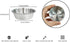 4Pcs Mini Dipping Saucer Bowls, Stainless Steel Sauce Dish for Small Portion Spice Condiments (2.3oz, Silver)