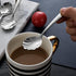 2Pcs Shell Shape Stir Spoons - 18/10 Stainless Steel Sugar Spoon - Vintage 4.96inch Teaspoons for Coffee, Dessert