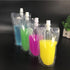 50 8.4oz frozen (250ml) beverage bags, transparent smoothie bag container, heavy-duty hand-held leak-proof and sealable
