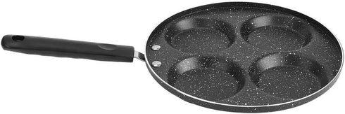 HEEPDD 4 Cup Egg Frying Pan, 24.5cm Non Stick Omelet Pan for Breakfast Pancake Egg Burger Steak