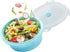 3Pack Collapsible Silicone Food Storage Containers with Lid, 40OZ Foldable Lunch Bowl, Dishwasher Safe