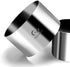 Guowall 4pcs 3.15 x 2 inch Seamless Cake Ring Stainless Steel Round Pastry Rings