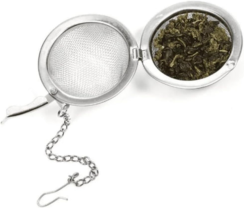 Stainless Steel Tea Ball Infusers 2-Pack, One 2" and One 2.75" Tea Ball, Durable Mesh Filter for Loose Tea
