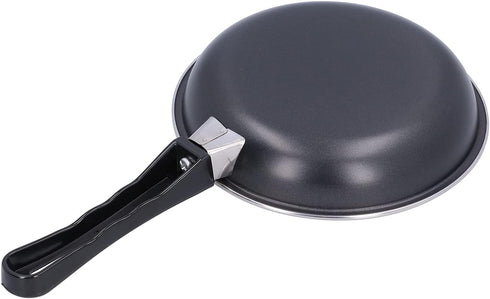 AUNMAS Nonstick Frying Pan, Mini Stainless Steel Cooking Pan, Thickened Wall, Induction Cooker Gas Stove