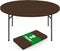 Moosfor Round Spandex Tablecloth 2 Pack, Elastic Fitted Waterproof Tablecloths for 45"-56"