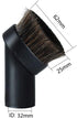 Vacuum Attachments Accessories for 1 1/4" Standard Hose - 7 Pcs Crevice, Upholstery Brush, Dust Brush Tool