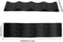 Luxshiny European Style Wine Racks | Countertop Wine Bottle Display Mat | Black Wine Holders Storage Organizer for