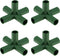 Meiwlong 4 PCS 16mm Plastic Gardening Greenhouse Frame Building Connectors Pipe Fitting Heavy