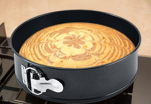 Tellshun 9 Inch Springform Pan, Round Leakproof Nonstick Baking Mold for Cake, Cheesecakes, Pizza, Quiches (1, 9 Inch)