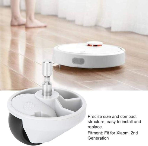 Robot Cleaner Replacement Wheel for Xiaomi 2nd Generation, Robotic Vacuum Cleaner Front Wheel Assembly Parts
