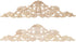 TOPINCN 50x12cm Wood Carving Applique, European DIY Decoration for Home Furniture