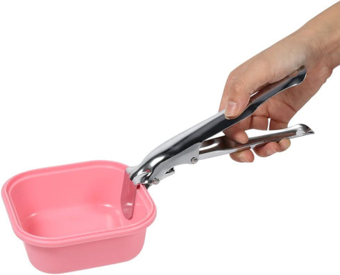 ViaGasaFamido Bowl Clip - Food Tongs, Iron, Polished, Modern, 20.5cm, 1 Piece, Dishwasher Safe