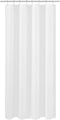 N&Y HOME RV Shower Curtain Liner, Fabric 47 x 64 inches, Washable, Water Repellent, White