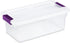 Sterilite 6 Qt ClearView Latch Box, Stackable Storage Bin with Latching Lid, 12-Pack