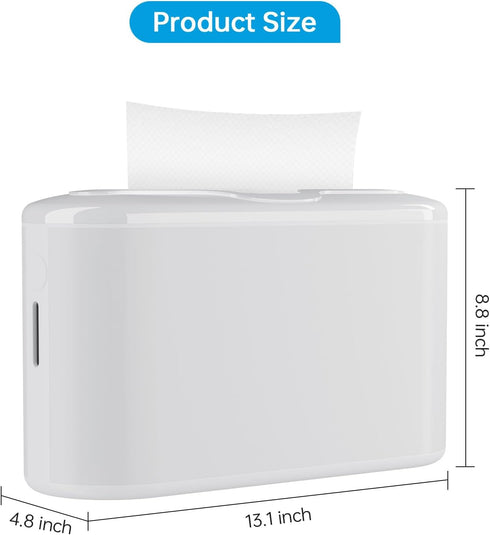 Countertop, Paper Towel Dispenser Multifold Hand Towel Dispenser for Bedroom, Bathroom, Kitchen, Toilet
