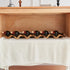 Single Wine Bottle Holder, Personalized Bamboo Stand for Table Top Wine Rack, Countertop Organizer