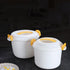 Luxshiny Microwave Pressure Cooker Microwave Rice Cooker Mini Rice Cooker Portable Steamer Pasta Cooker Food Steamer Pot for Cooking Soup Rice Stews and Oatmeal Yellow S Microwave Pasta Pot by Luxshiny