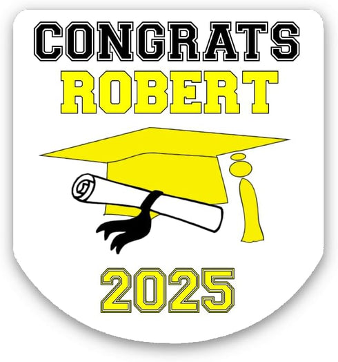 GRD107, 30 Personalized Graduation Party Favor Hand Sanitizer Labels, Graduation Party Favors, Many Colors to Choose