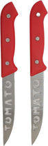 10" Serrated Stainless Steel Blade Tomato Slicing Knife Set, 2 Pack