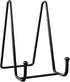 Plate Stands for Display, 4 Pack 4 Inch Black Metal Book Holder & Stand for Decorative Art Plates and Tablets