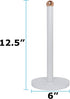 Blue Donuts Paper Towel Holder, Weighted Base for Easy One-Handed Tear, Modern Countertop Paper Towel Dispenser